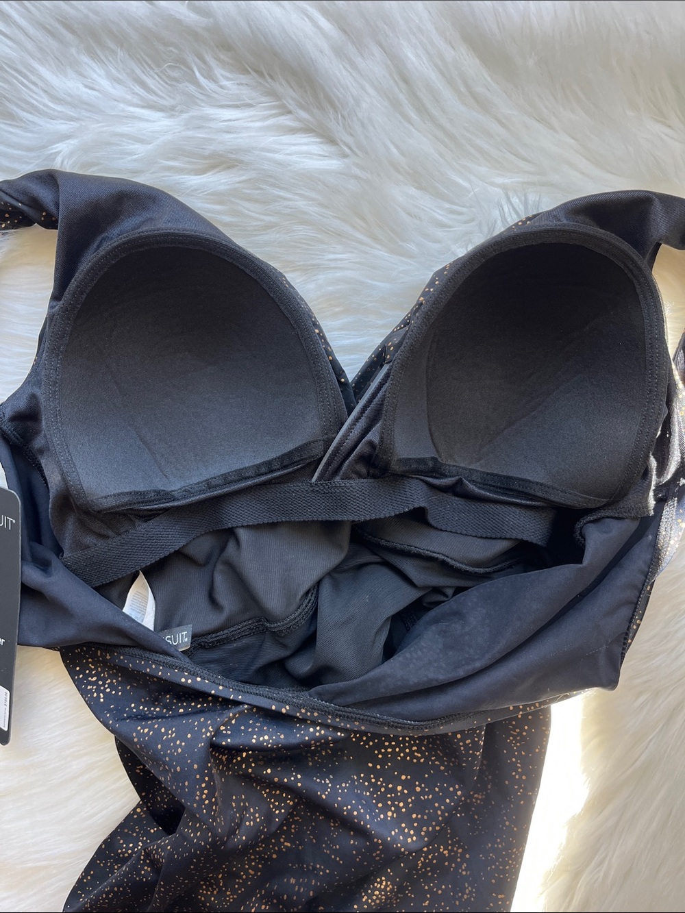 🆕Miraclesuit Brillante Circe One-Piece Swimsuit Black/Gold Size 16 - Picture 13 of 14